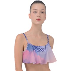 Blessed Frill Bikini Top by designsbymallika