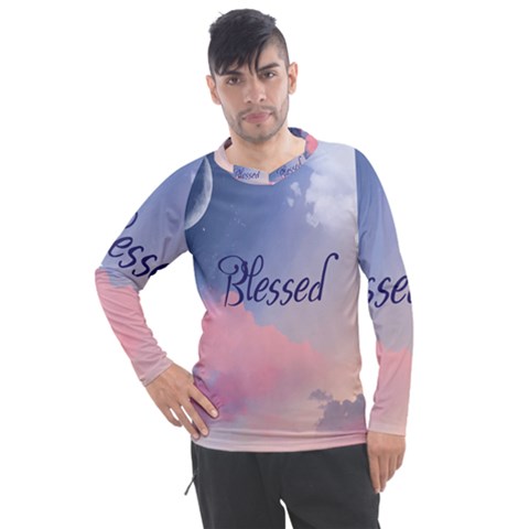 Blessed Men s Pique Long Sleeve Tee by designsbymallika