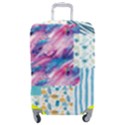 Blue Wavespastel Luggage Cover (Medium) View1