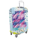 Blue Wavespastel Luggage Cover (Medium) View2