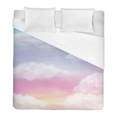 Evening Sky Love Duvet Cover (full/ Double Size) by designsbymallika