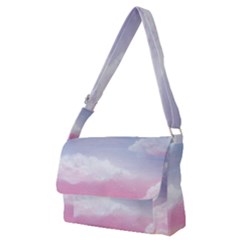 Evening Sky Love Full Print Messenger Bag (m) by designsbymallika