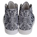 Black And White Ornate Pattern Women s Hi-Top Skate Sneakers View4