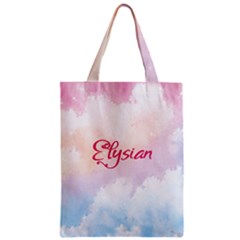 Elysian Zipper Classic Tote Bag by designsbymallika