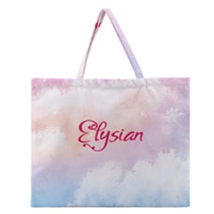 Elysian Zipper Large Tote Bag by designsbymallika