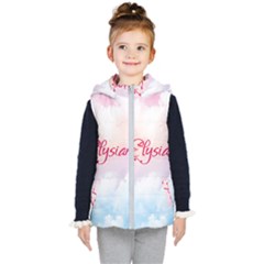 Elysian Kids  Hooded Puffer Vest by designsbymallika