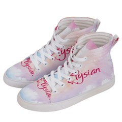 Elysian Men s Hi-top Skate Sneakers by designsbymallika