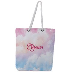 Elysian Full Print Rope Handle Tote (large) by designsbymallika