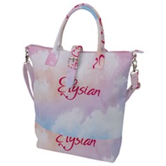 Elysian Buckle Top Tote Bag by designsbymallika