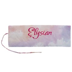 Elysian Roll Up Canvas Pencil Holder (m) by designsbymallika