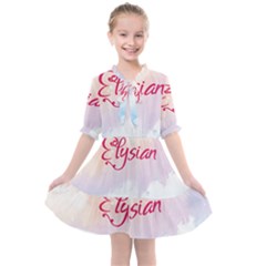 Elysian Kids  All Frills Chiffon Dress by designsbymallika