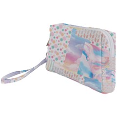 Pastel Love Wristlet Pouch Bag (small) by designsbymallika