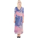 Inaayat Quarter Sleeve Wrap Maxi Dress View1