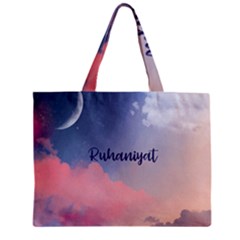 Ruhaniyat Zipper Mini Tote Bag by designsbymallika