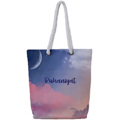 Ruhaniyat Full Print Rope Handle Tote (small) by designsbymallika