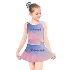 Ruhaniyat Kids  Skater Dress Swimsuit by designsbymallika