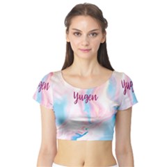 Yugen Short Sleeve Crop Top by designsbymallika