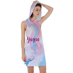 Yugen Racer Back Hoodie Dress by designsbymallika