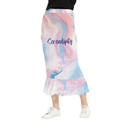 Serenditpity Maxi Fishtail Chiffon Skirt