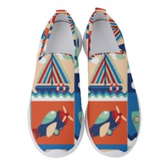 Travel With Love Women s Slip On Sneakers by designsbymallika