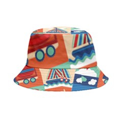 Travel With Love Inside Out Bucket Hat by designsbymallika