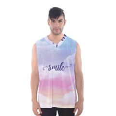 Smile Men s Basketball Tank Top by designsbymallika