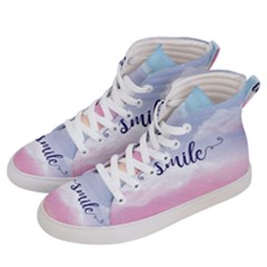 Smile Women s Hi-top Skate Sneakers by designsbymallika