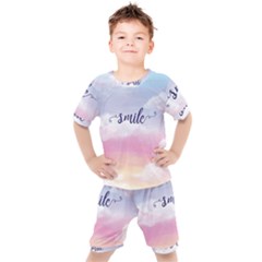 Smile Kids  Tee And Shorts Set by designsbymallika