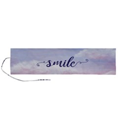 Smile Roll Up Canvas Pencil Holder (l) by designsbymallika