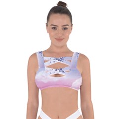 Smile Bandaged Up Bikini Top by designsbymallika