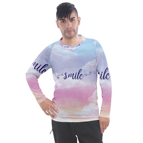 Smile Men s Pique Long Sleeve Tee by designsbymallika