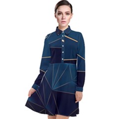 Luxda No 1 Long Sleeve Chiffon Shirt Dress by HWDesign