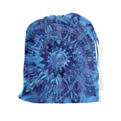 Fuzzball Mandala Drawstring Pouch (2xl) by MRNStudios