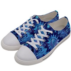 Fuzzball Mandala Women s Low Top Canvas Sneakers by MRNStudios