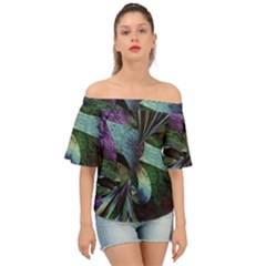 Cyclone Off Shoulder Short Sleeve Top by MRNStudios