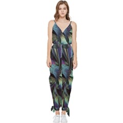 Cyclone Sleeveless Tie Ankle Jumpsuit by MRNStudios