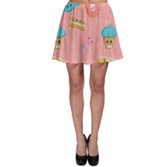 Toothy Sweets Skater Skirt by SychEva