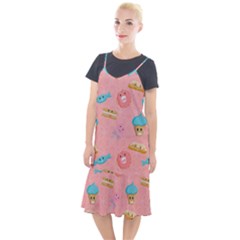 Toothy Sweets Camis Fishtail Dress by SychEva