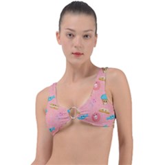 Toothy Sweets Ring Detail Bikini Top by SychEva