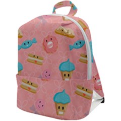 Toothy Sweets Zip Up Backpack by SychEva