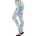 Splatter Abstract Bright Print Lightweight Velour Leggings View3