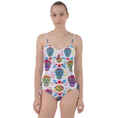 Boho Skull Vibe Sweetheart Tankini Set