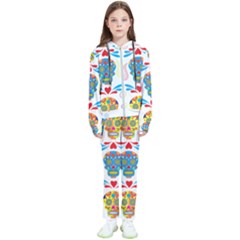 Boho Skull Vibe Kids  Tracksuit by designsbymallika