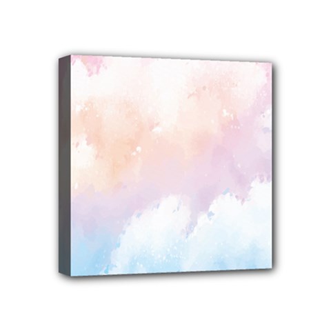 Morning Sky Love Mini Canvas 4  X 4  (stretched) by designsbymallika