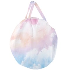 Morning Sky Love Giant Round Zipper Tote