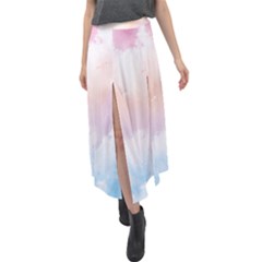 Morning Sky Love Velour Split Maxi Skirt