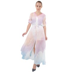 Morning Sky Love Waist Tie Boho Maxi Dress