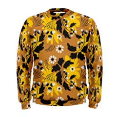 Folk Flowers Art Pattern  Men s Sweatshirt by Eskimos