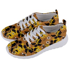 Folk Flowers Art Pattern  Men s Lightweight Sports Shoes by Eskimos