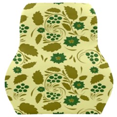 Folk Flowers Art Pattern Floral  Car Seat Back Cushion  by Eskimos